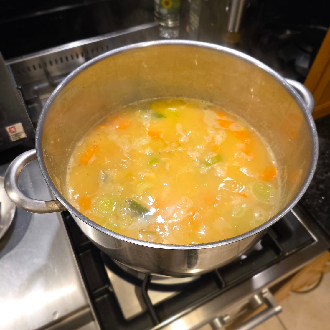 Chicken lentil soup