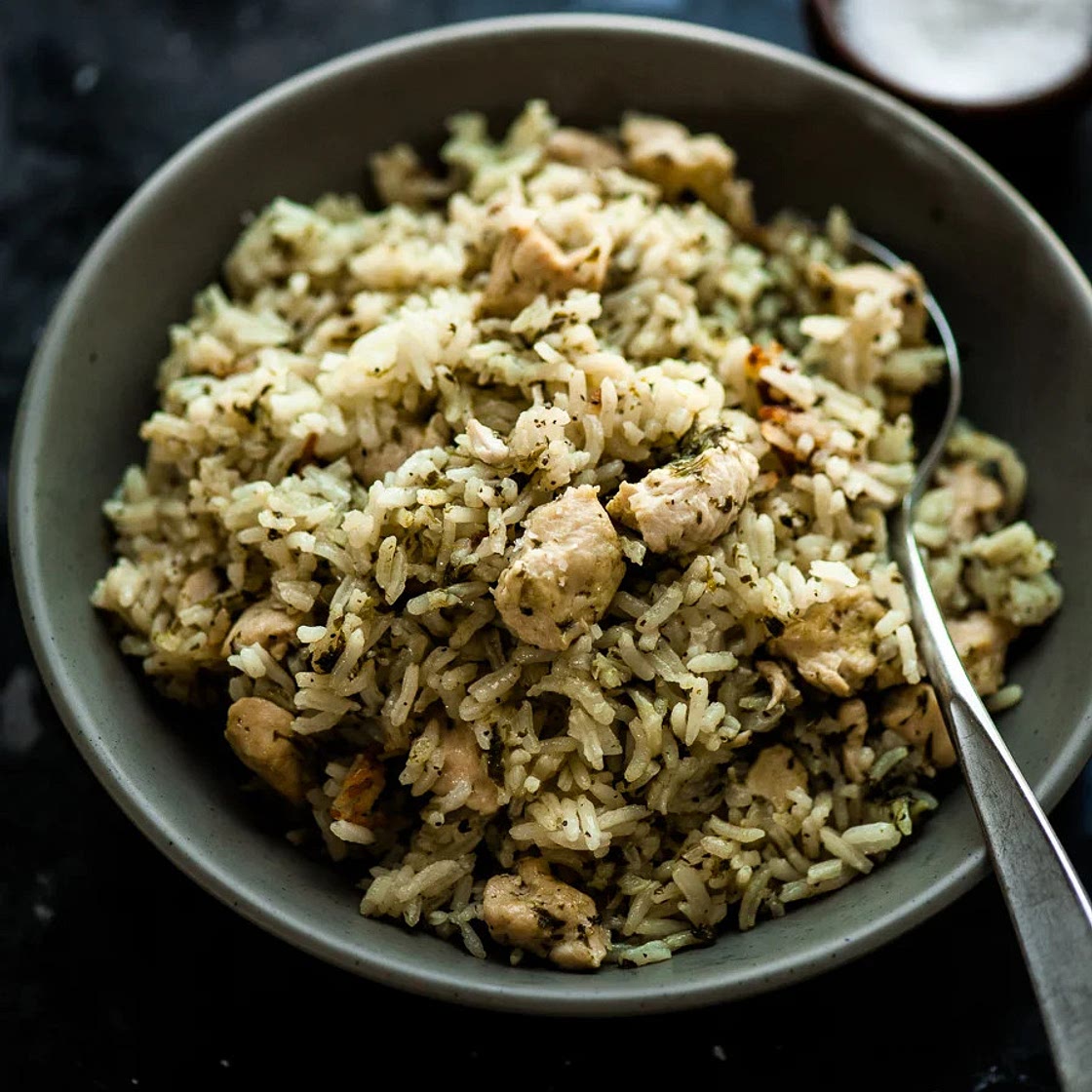 One Pot Cilantro Chicken and Rice — Gather a Table