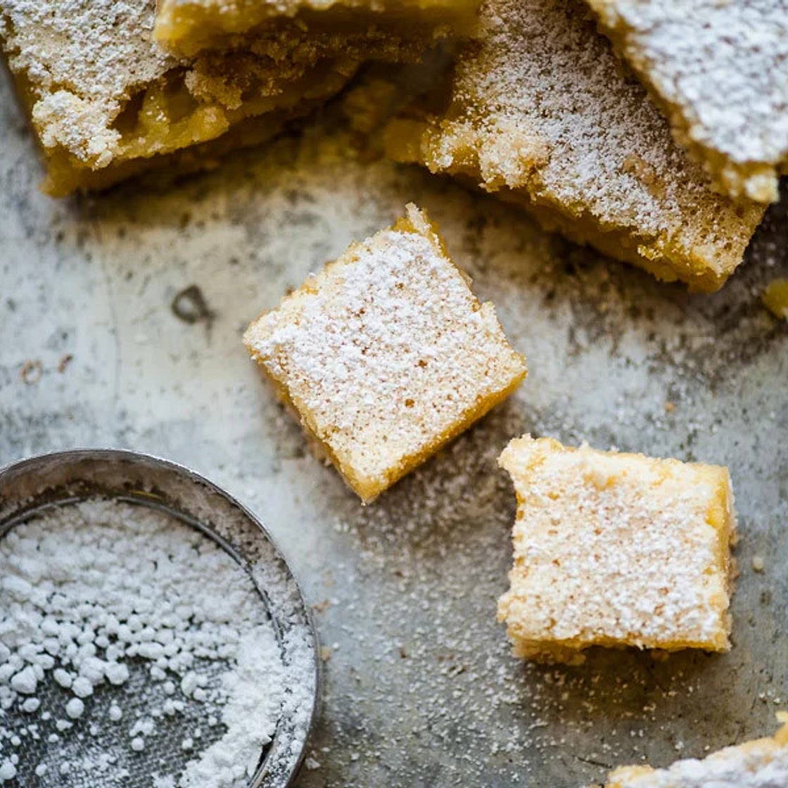 Coconut Oil Lemon Bars — Gather a Table