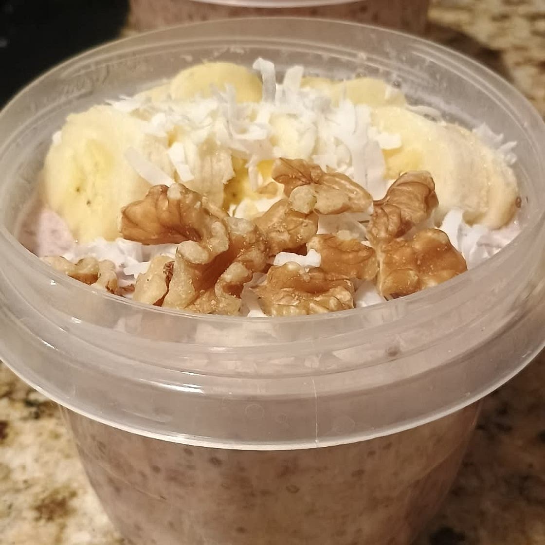 Strawberry Banana Overnight Oats