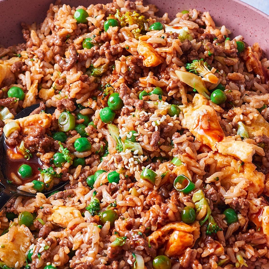 Mongolian beef fried rice