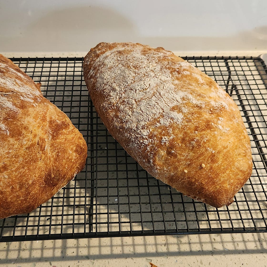 1 hour No Need Stone Bread (Garlic Bread)