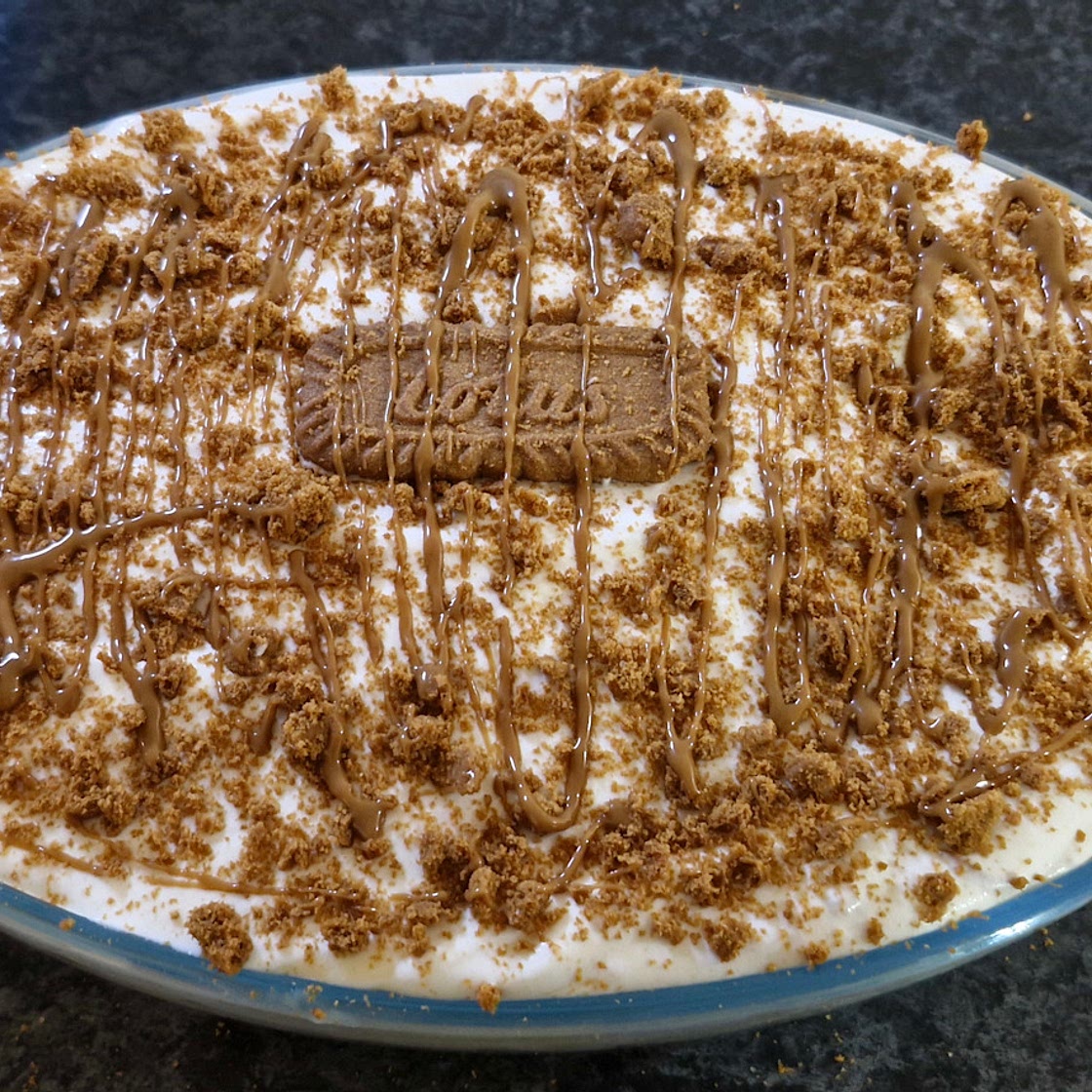 Biscoff pudding