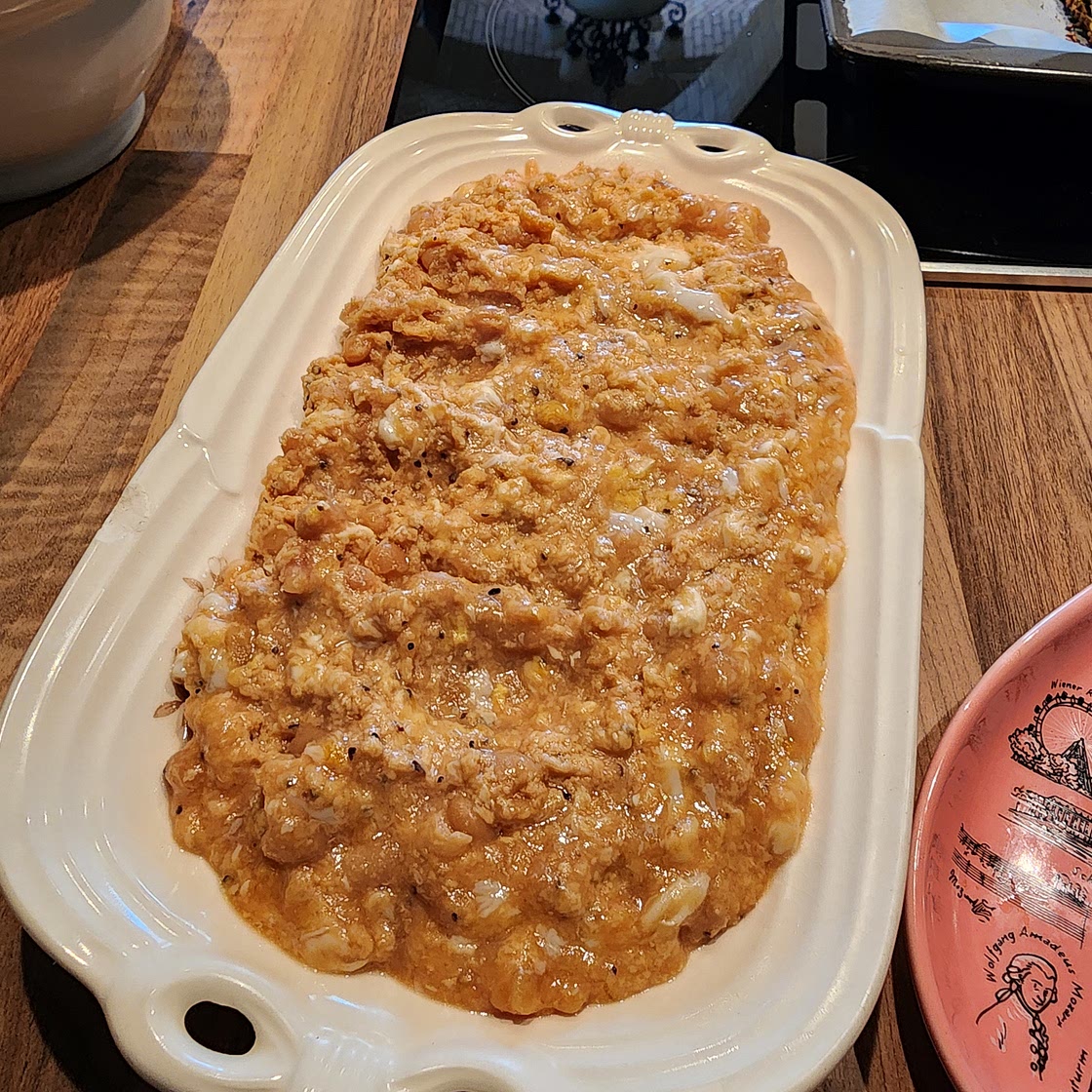 Eggs with baked beans