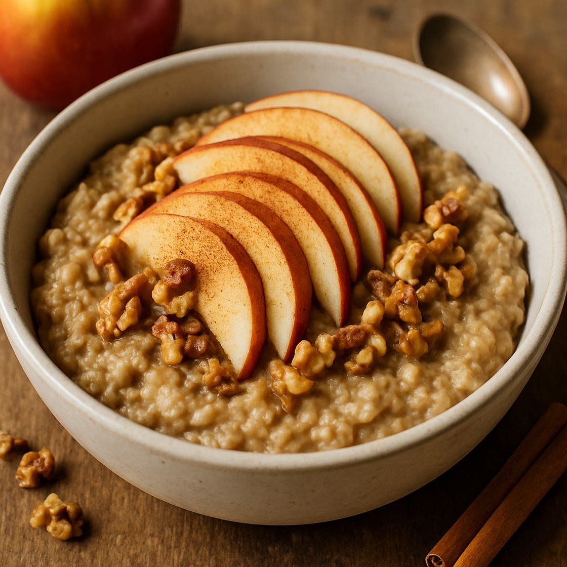 Apfel-Zimt Porridge