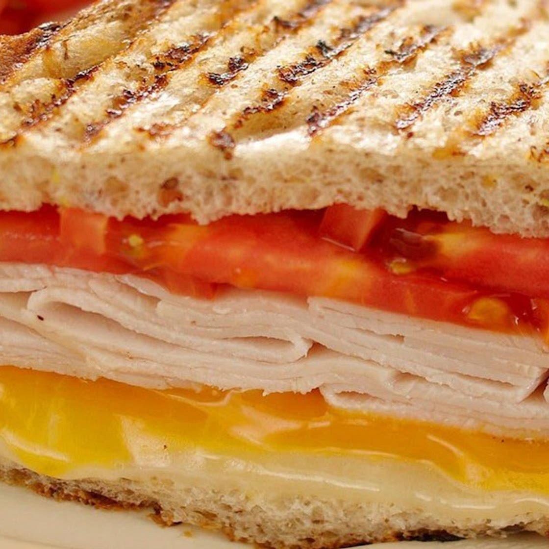 Turkey bacon tomato  sandwich