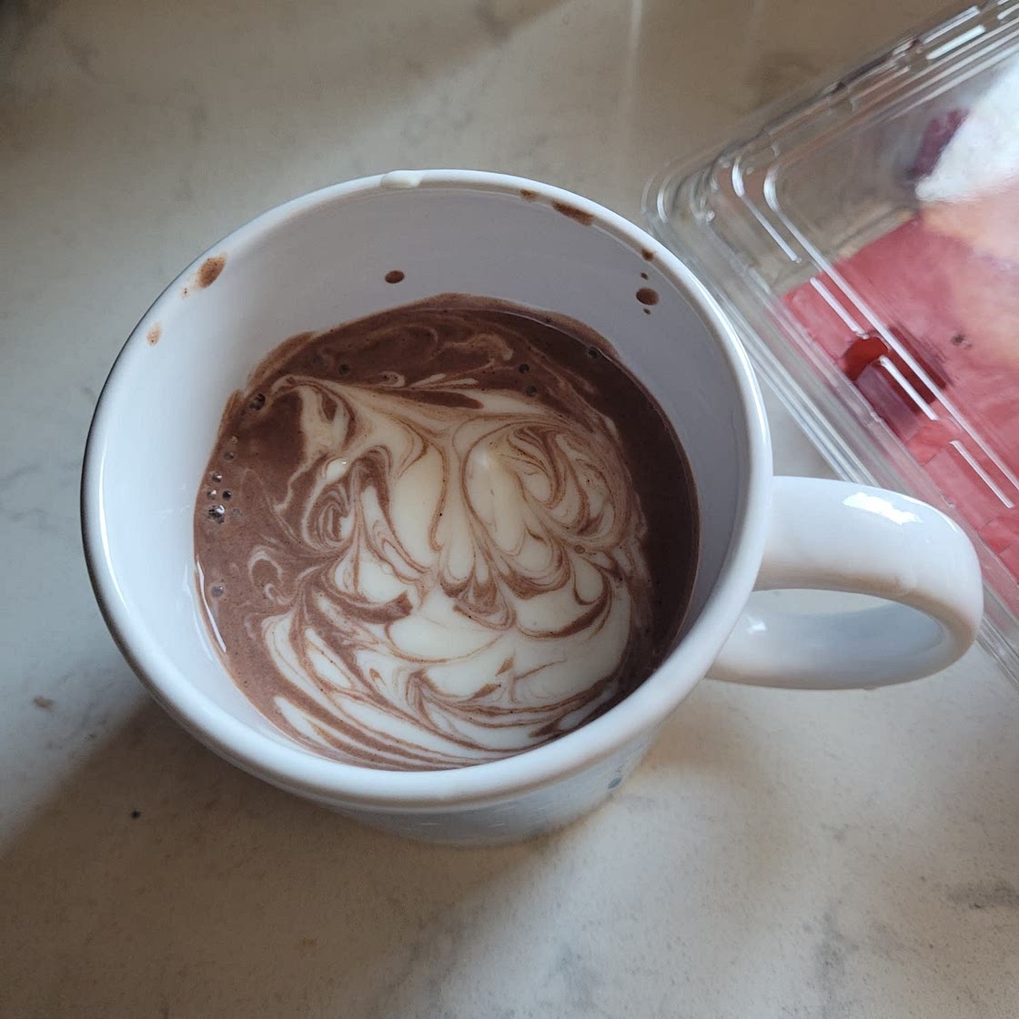 Chocolate Raspberry Swirl Smoothie Bowl
