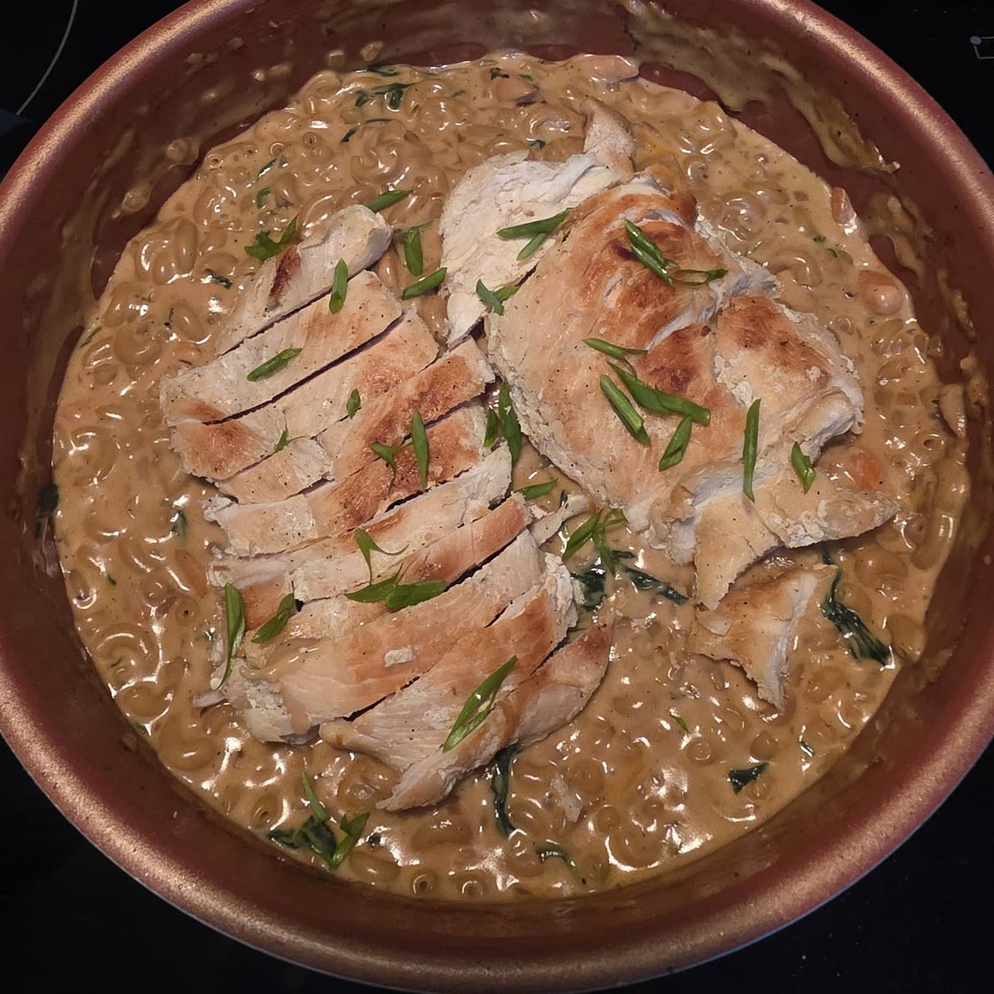Tuscan Chicken Mac And Cheese (ONE POT, STOVE TOP)