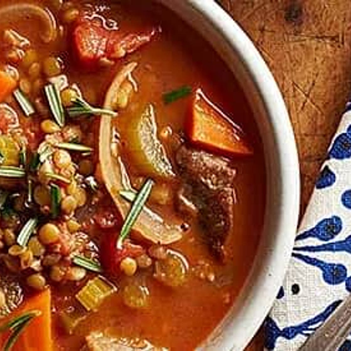 Pork-Lentil Cassoulet