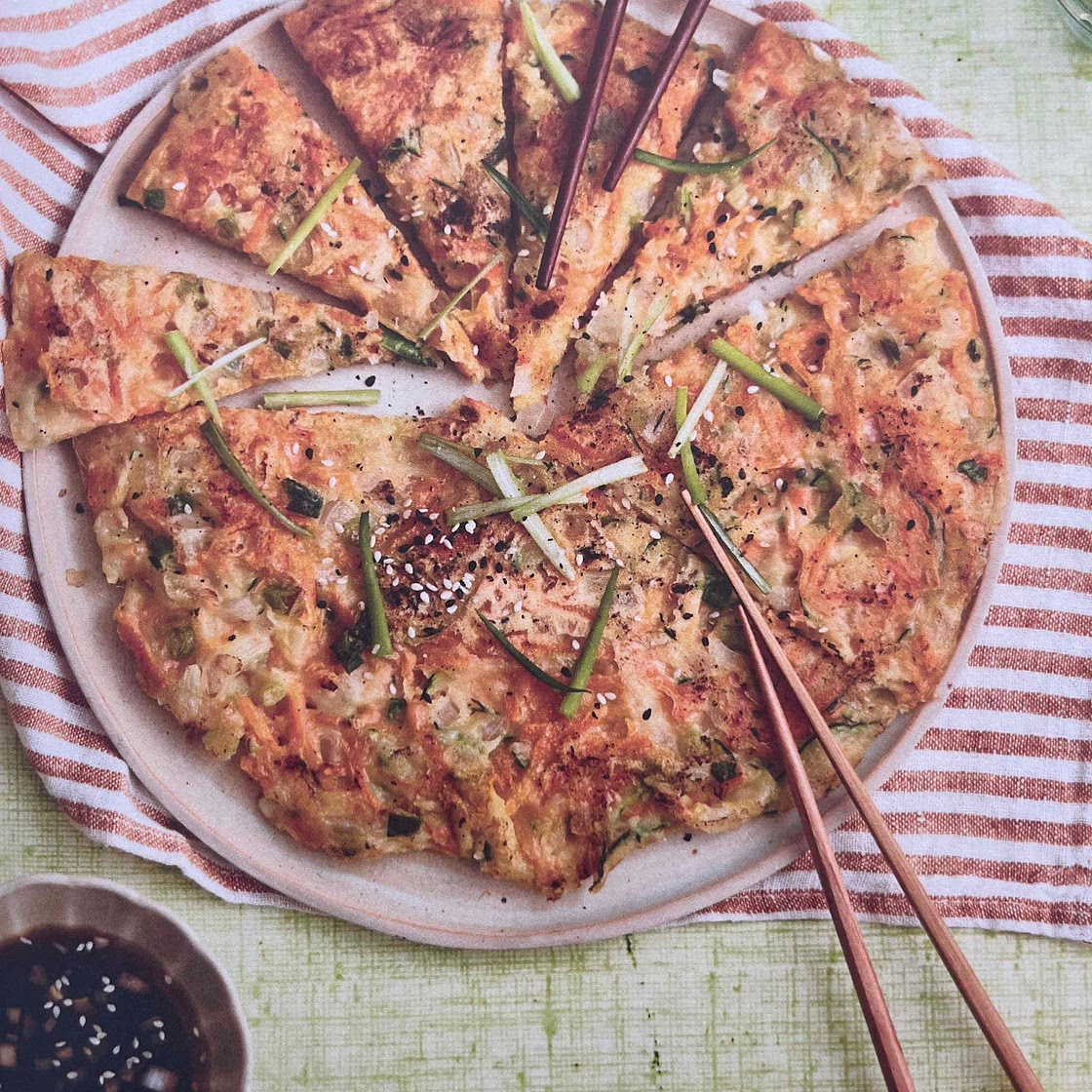 Galette de légumes coréenne 
