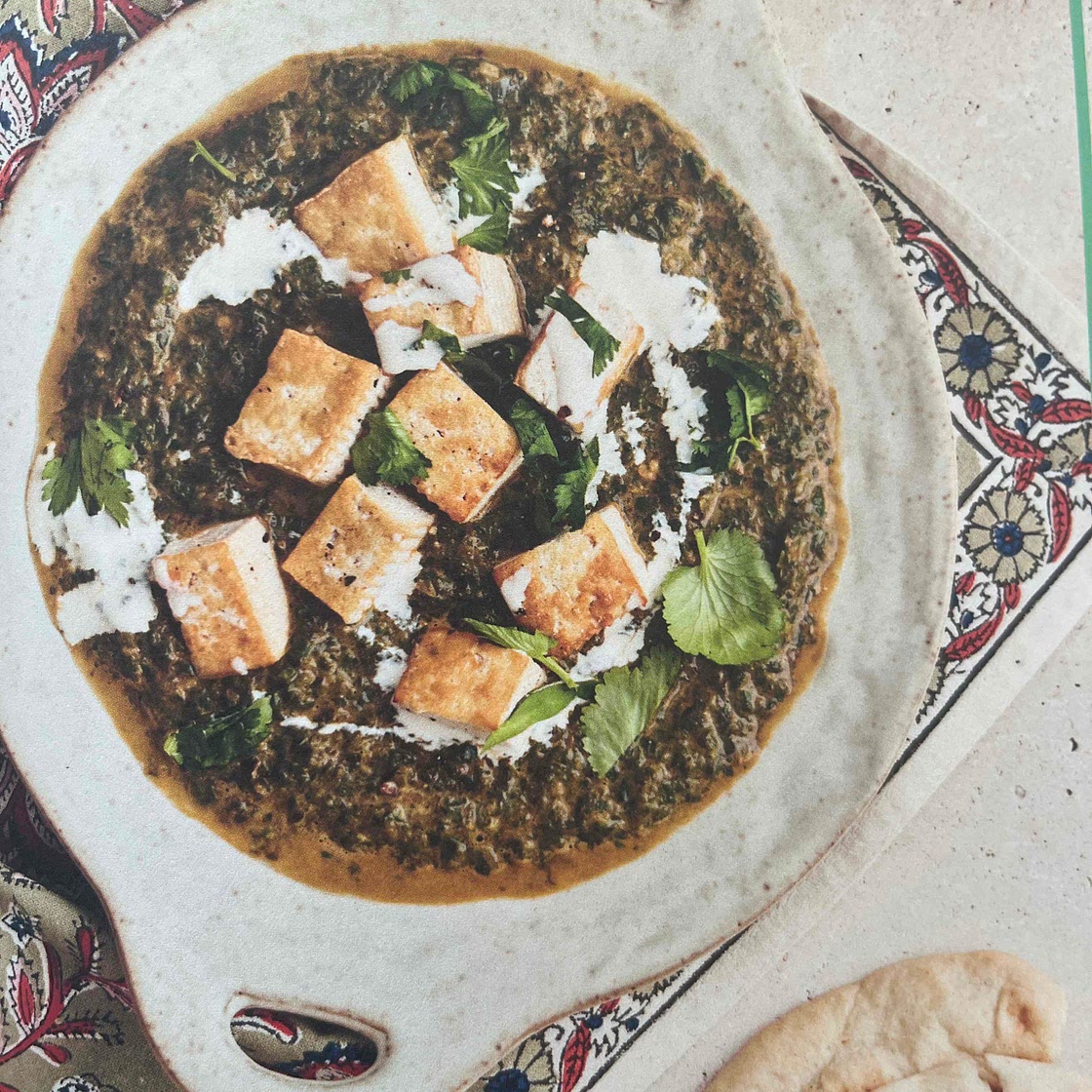 Palak paneer 