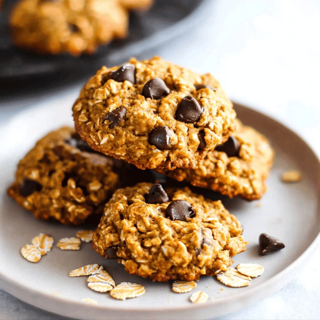 Pumpkin n' oat Breakfast Cookies
