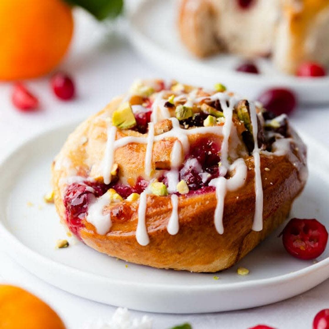 Cranberry Orange Buns