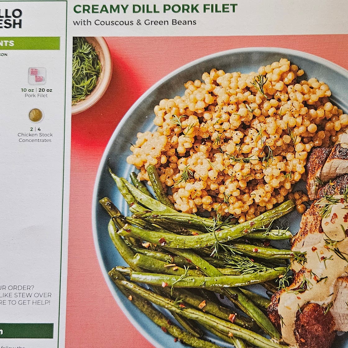 HF Creamy Dill pork fillet