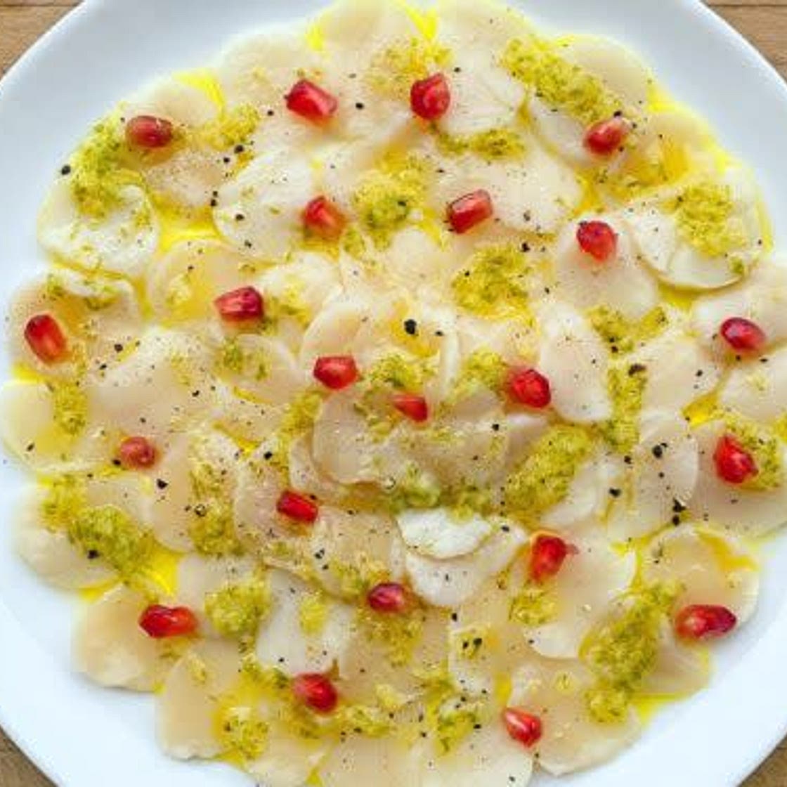 Carpaccio de St Jacques