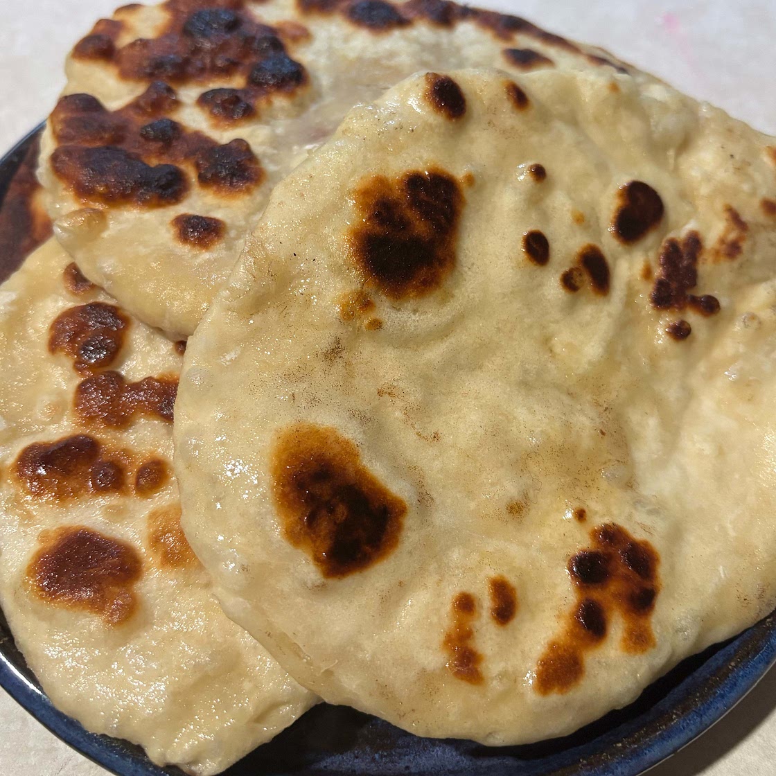 Easy Naan Bread Recipe (yeast-free)
