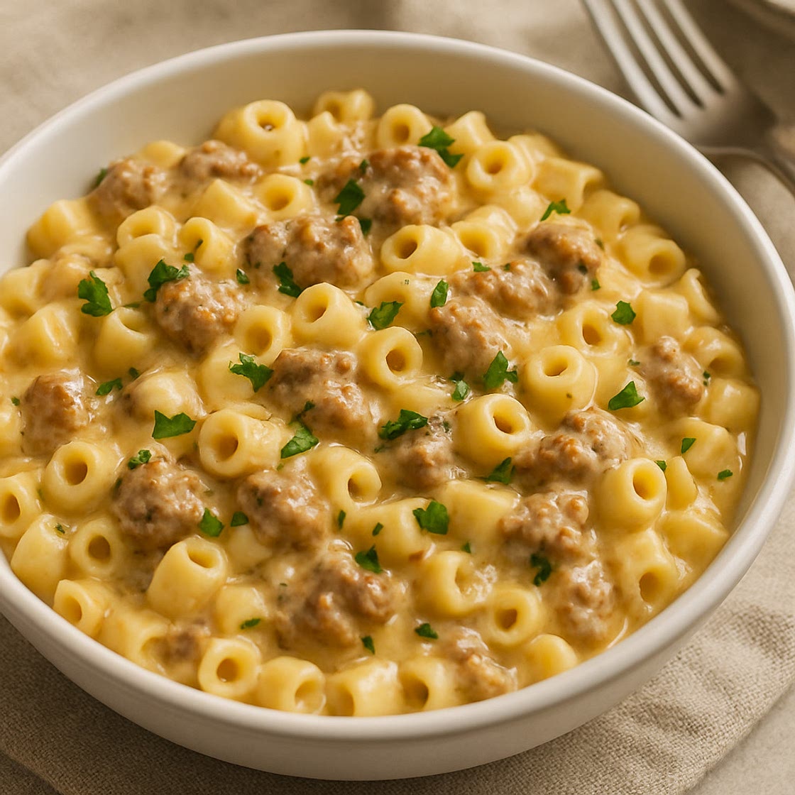 Creamy Sausage Ditalini