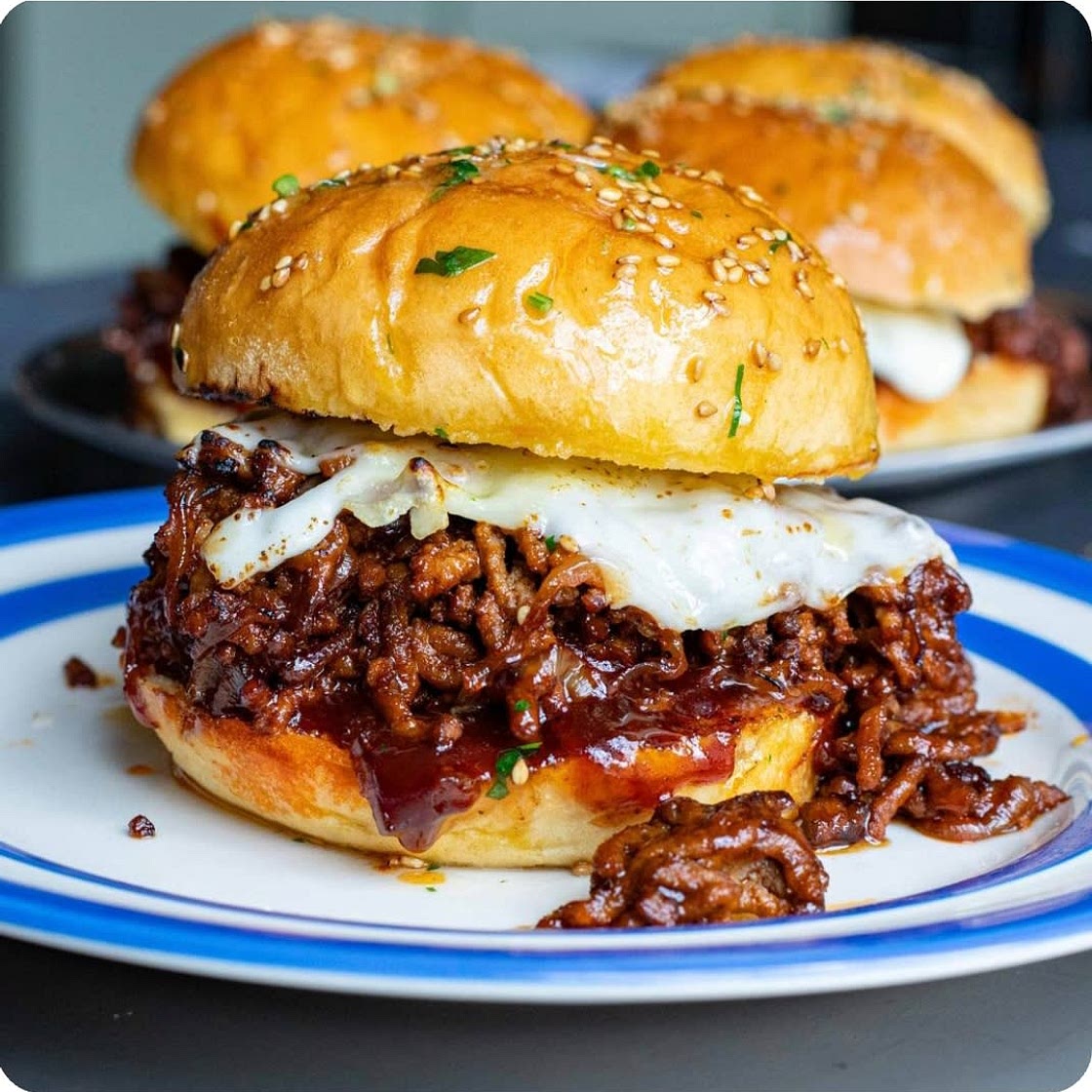 BBQ Cheeseburger Sliders