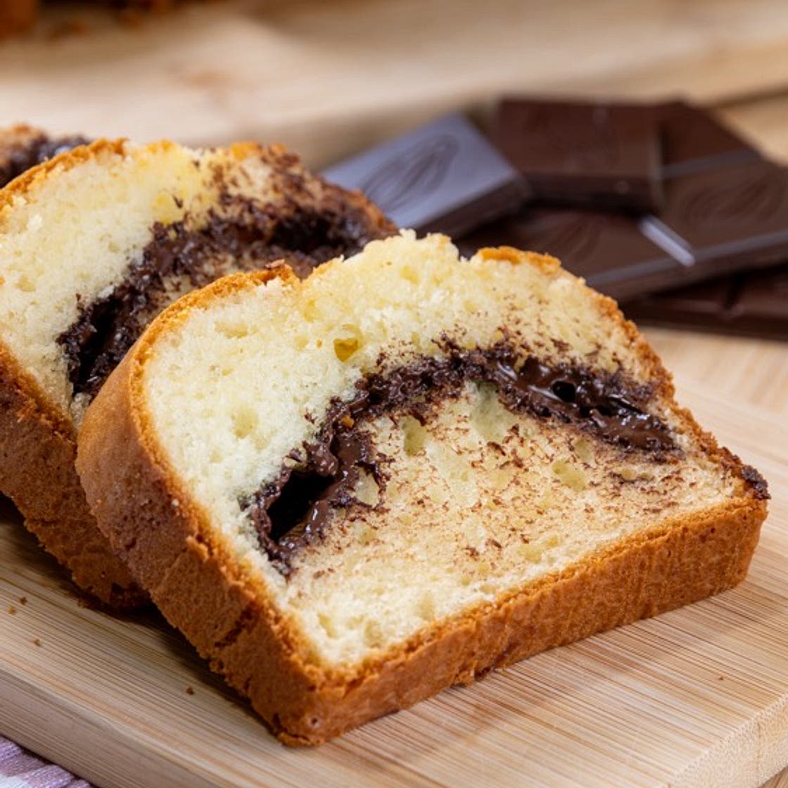 PLUMCAKE CON CUORE DI CIOCCOLATO