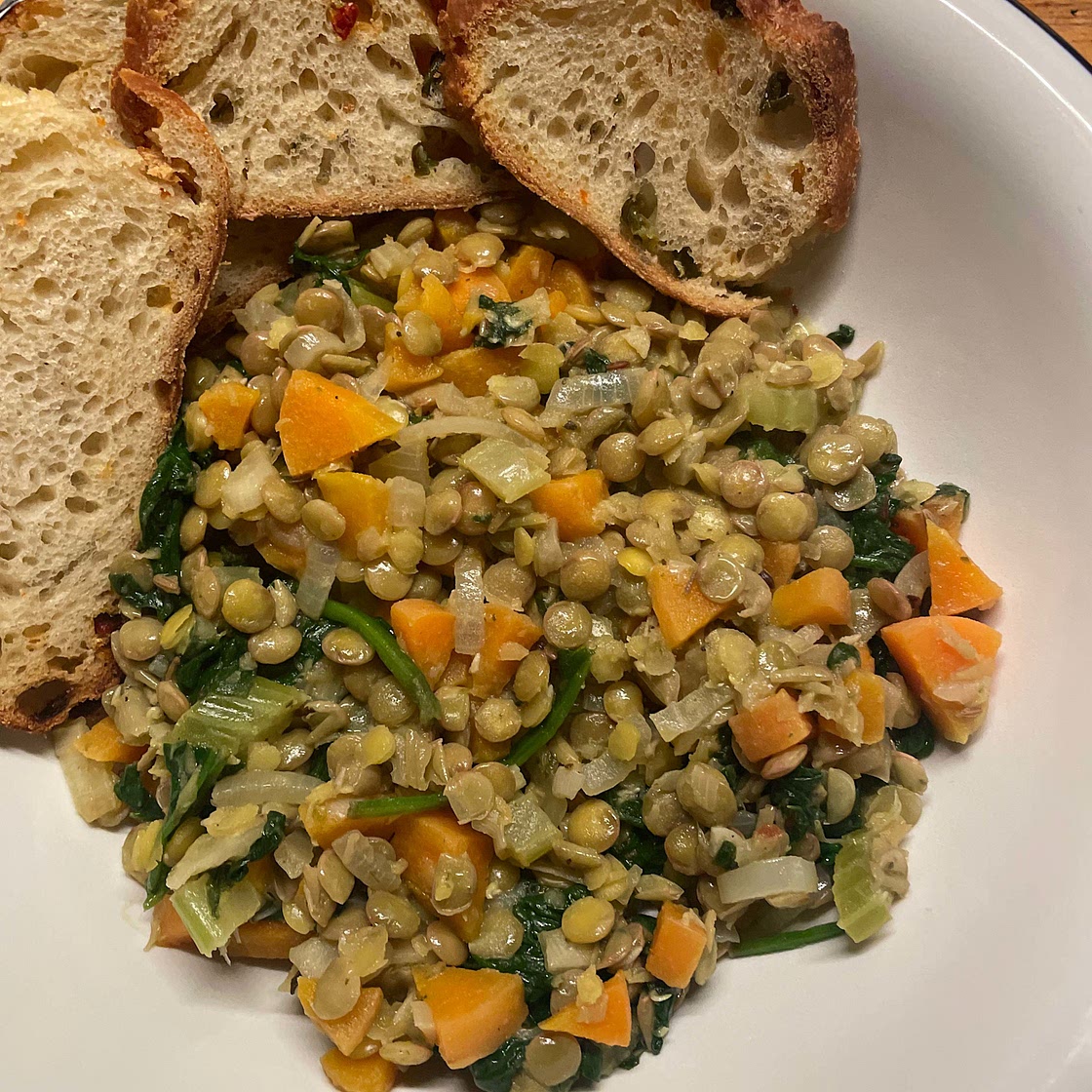 Sofrito lentils