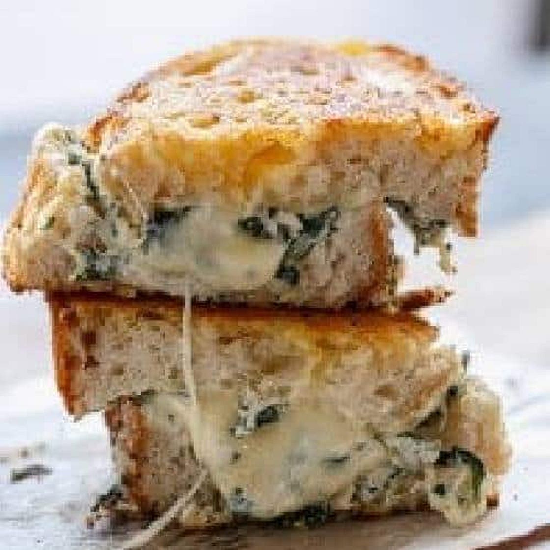 Spinach and Ricotta Grilled Cheese