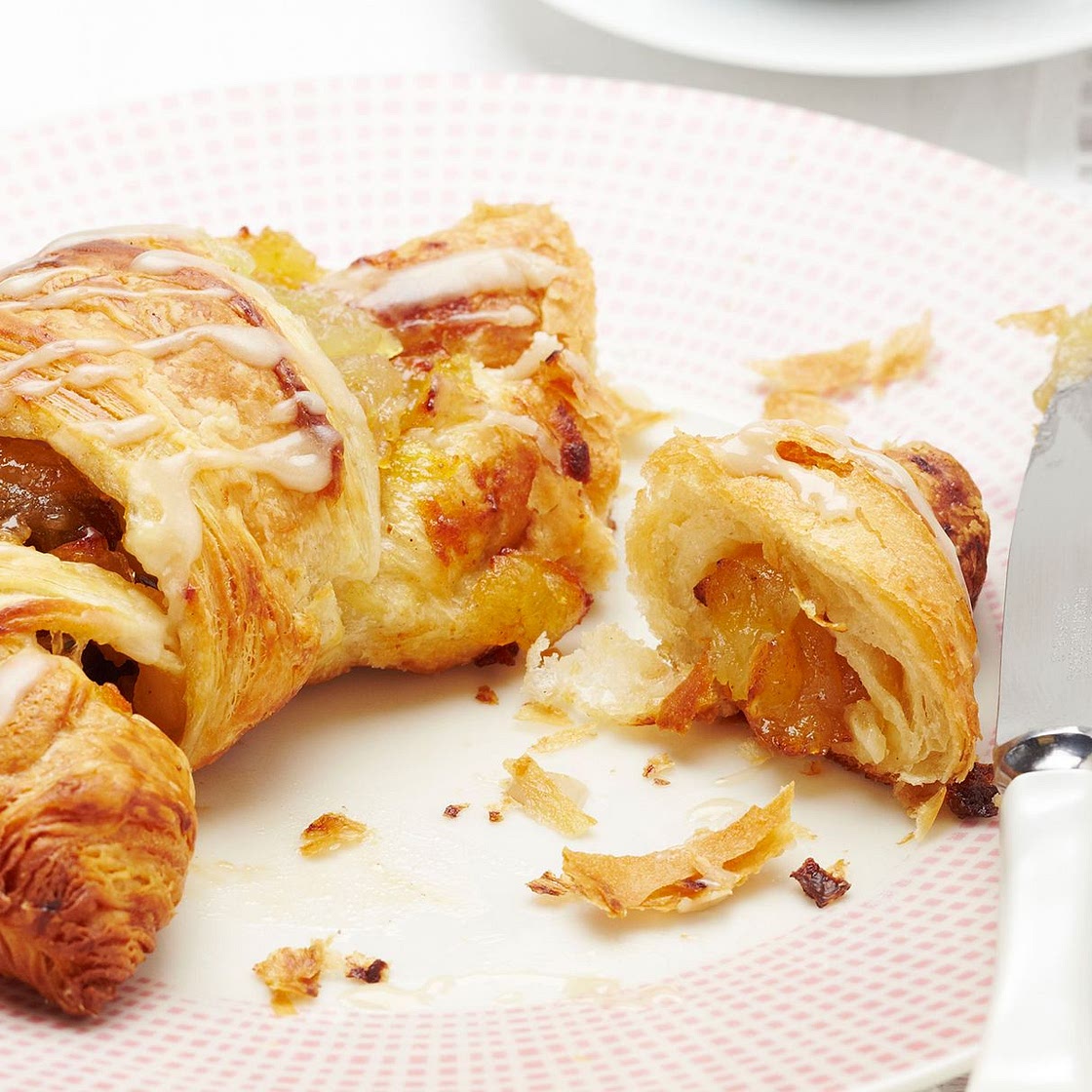 Quick apple croissants recipe