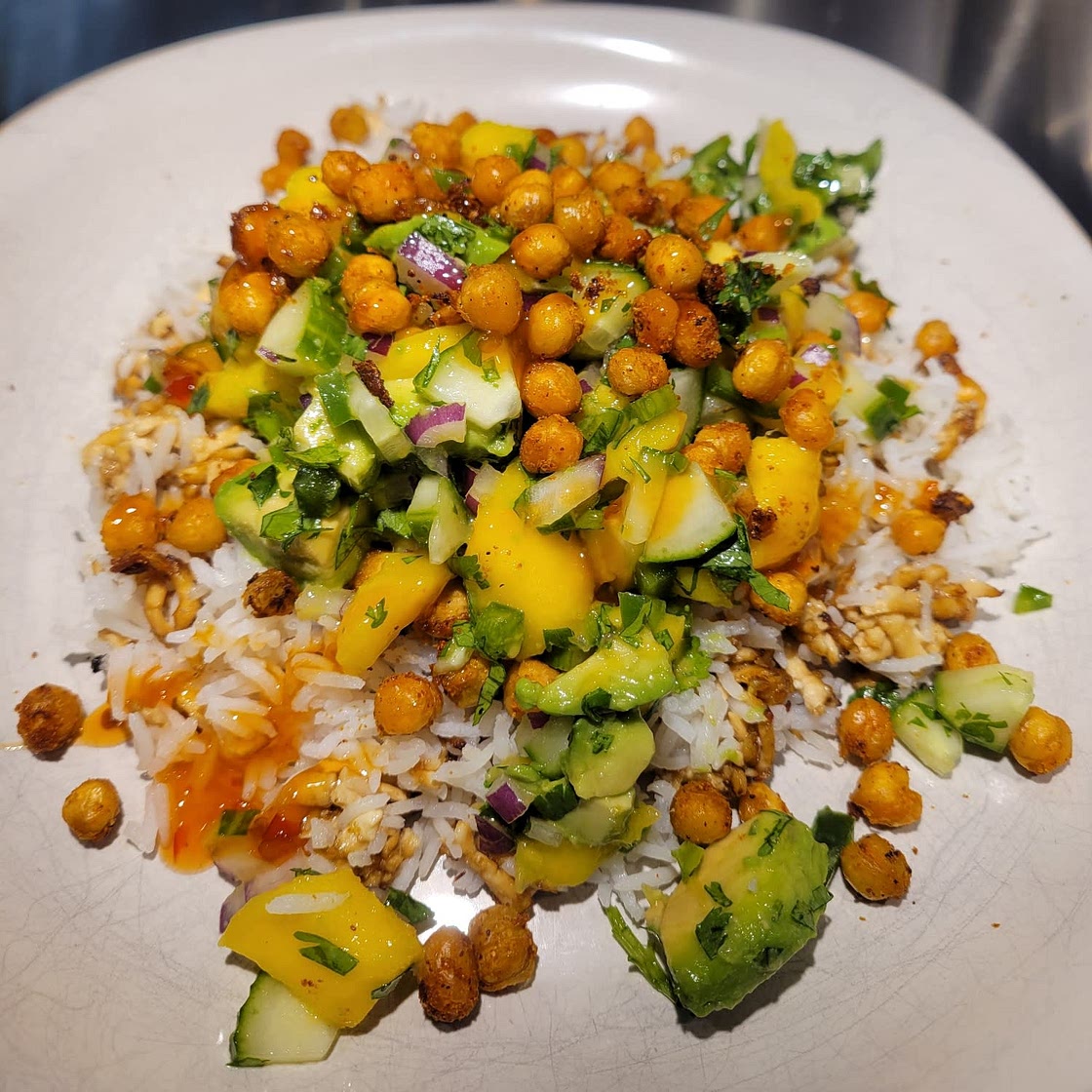 Mango Chickpea Salad