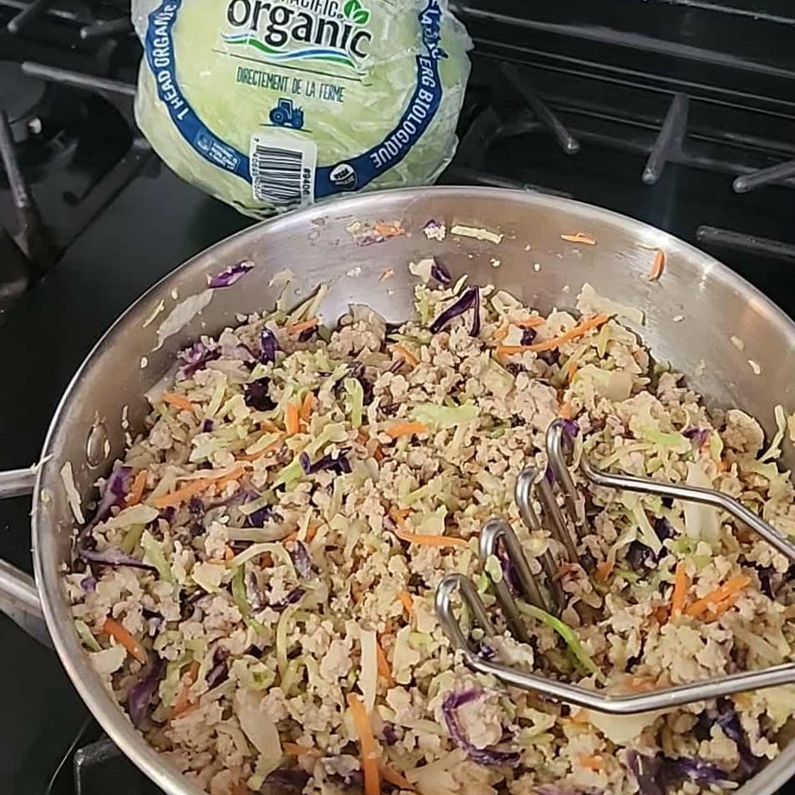 Ground Chicken Stir Fry Style