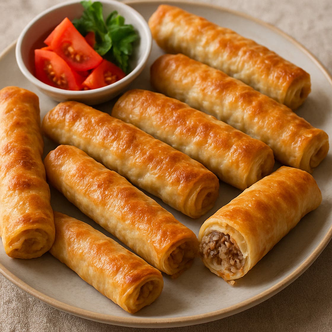 Crispy, Super Easy Hand-Rolled Ground Meat Pastry