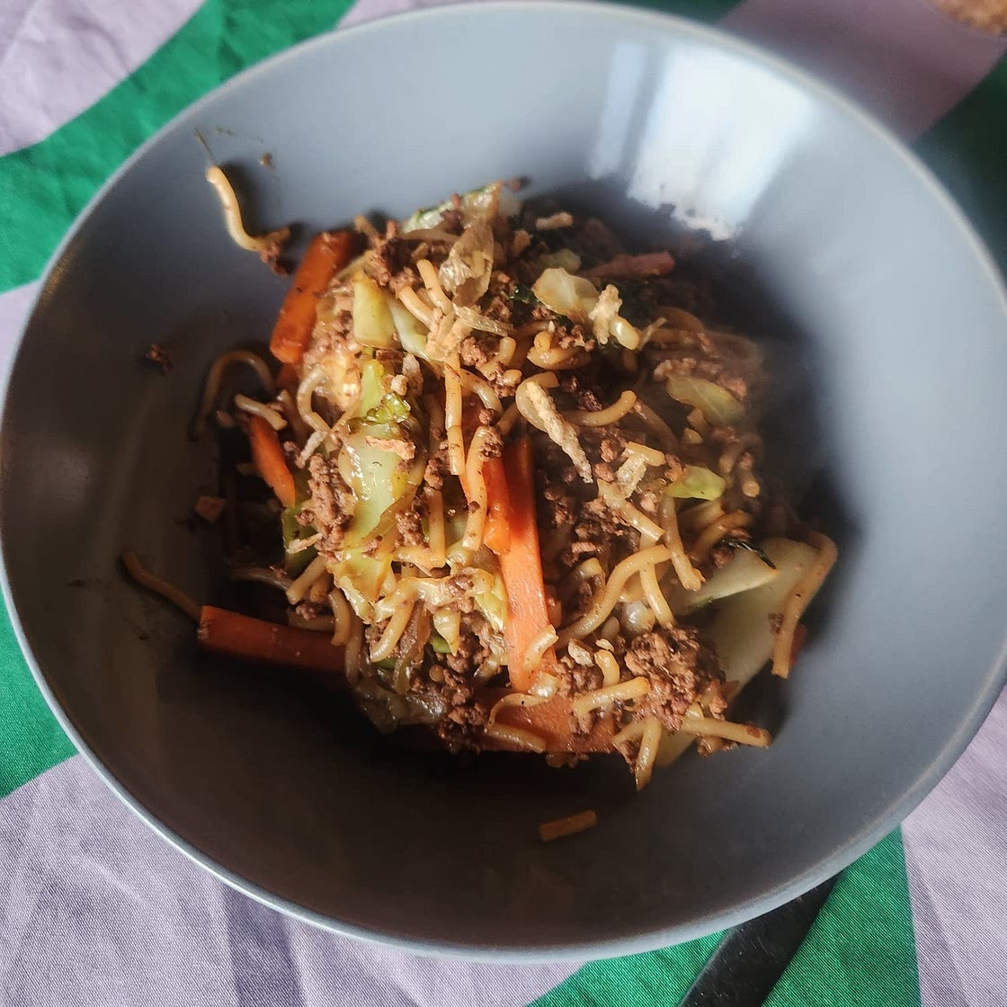 Asian Beef Noodle Stir Fry
