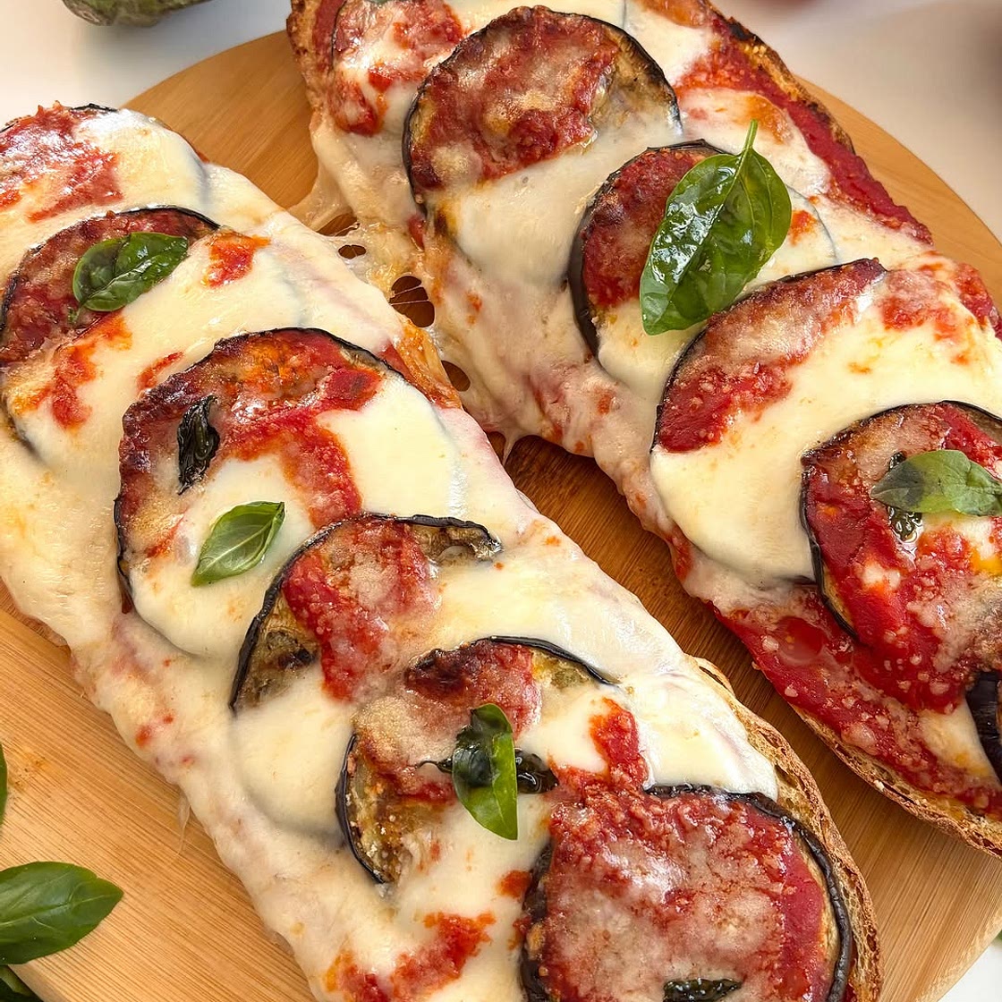 Bruschette di melanzane