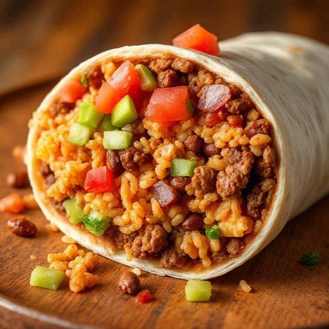Ground Beef Burritos