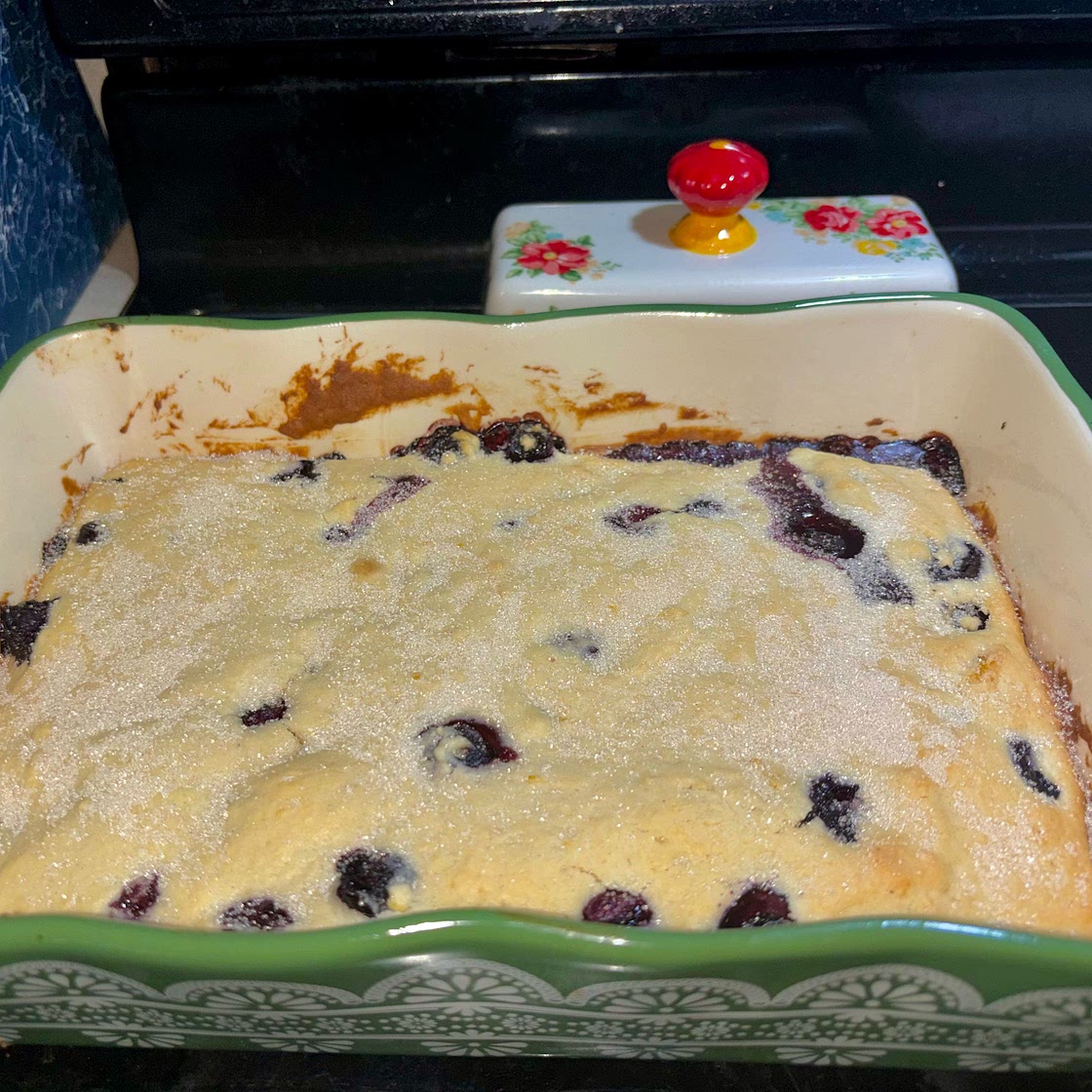 Buttermilk Blueberry Breakfast Cake