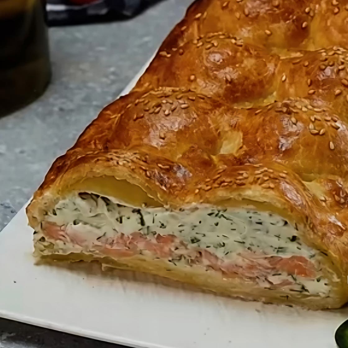 Lox Puff Pastry Appetizer