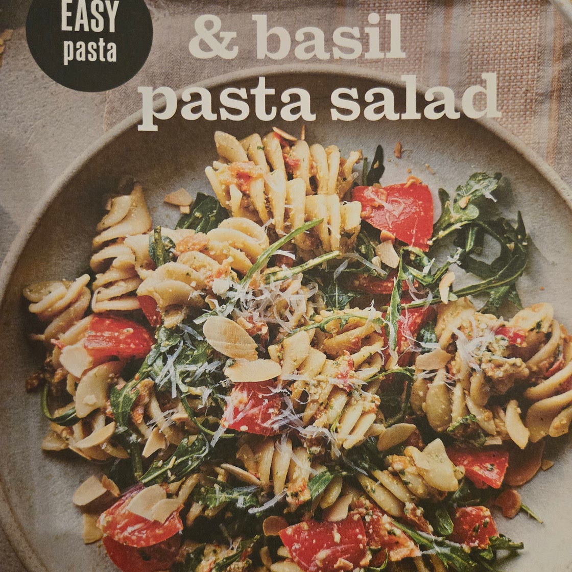 Tomato and basil pasta salad