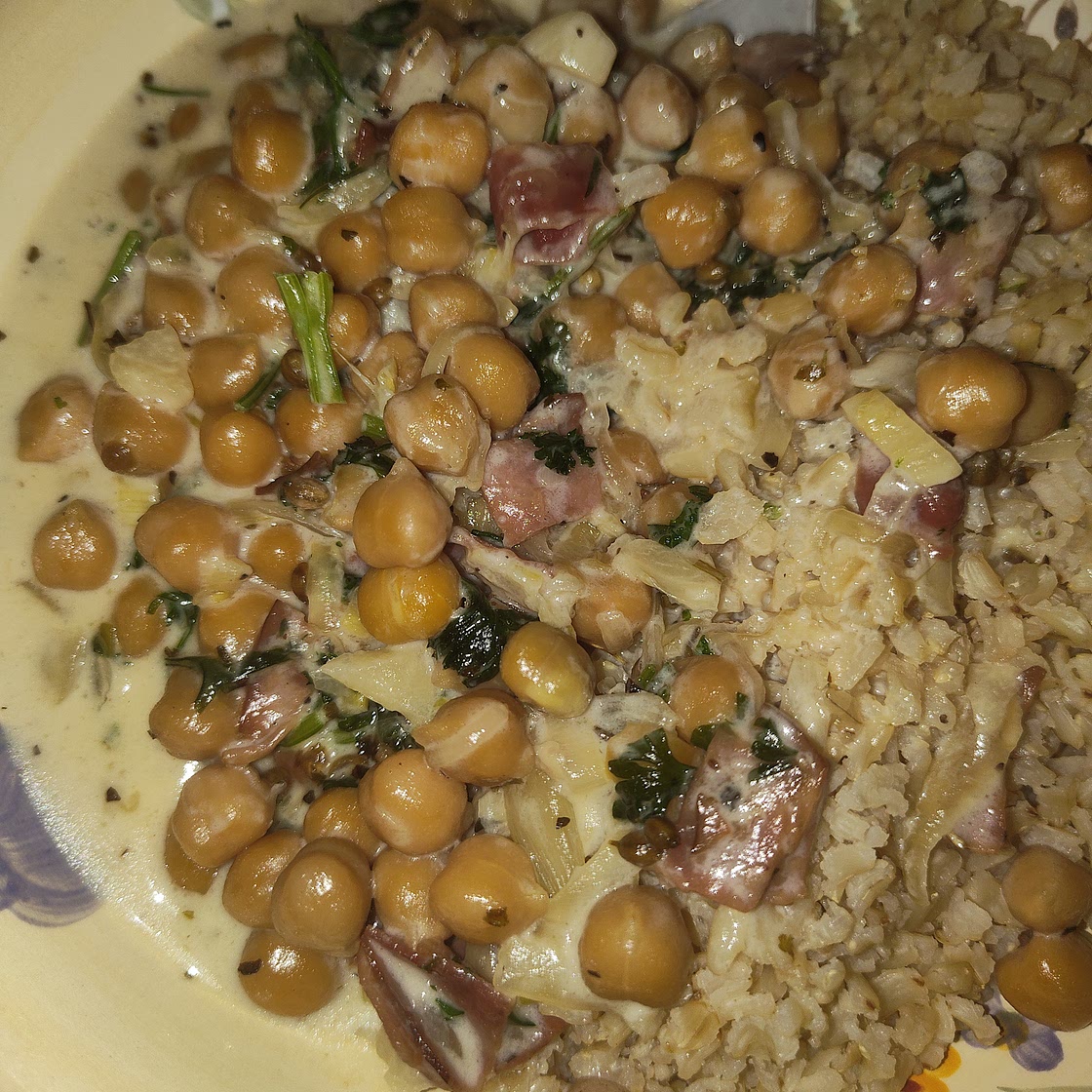 Coconut chickpeas