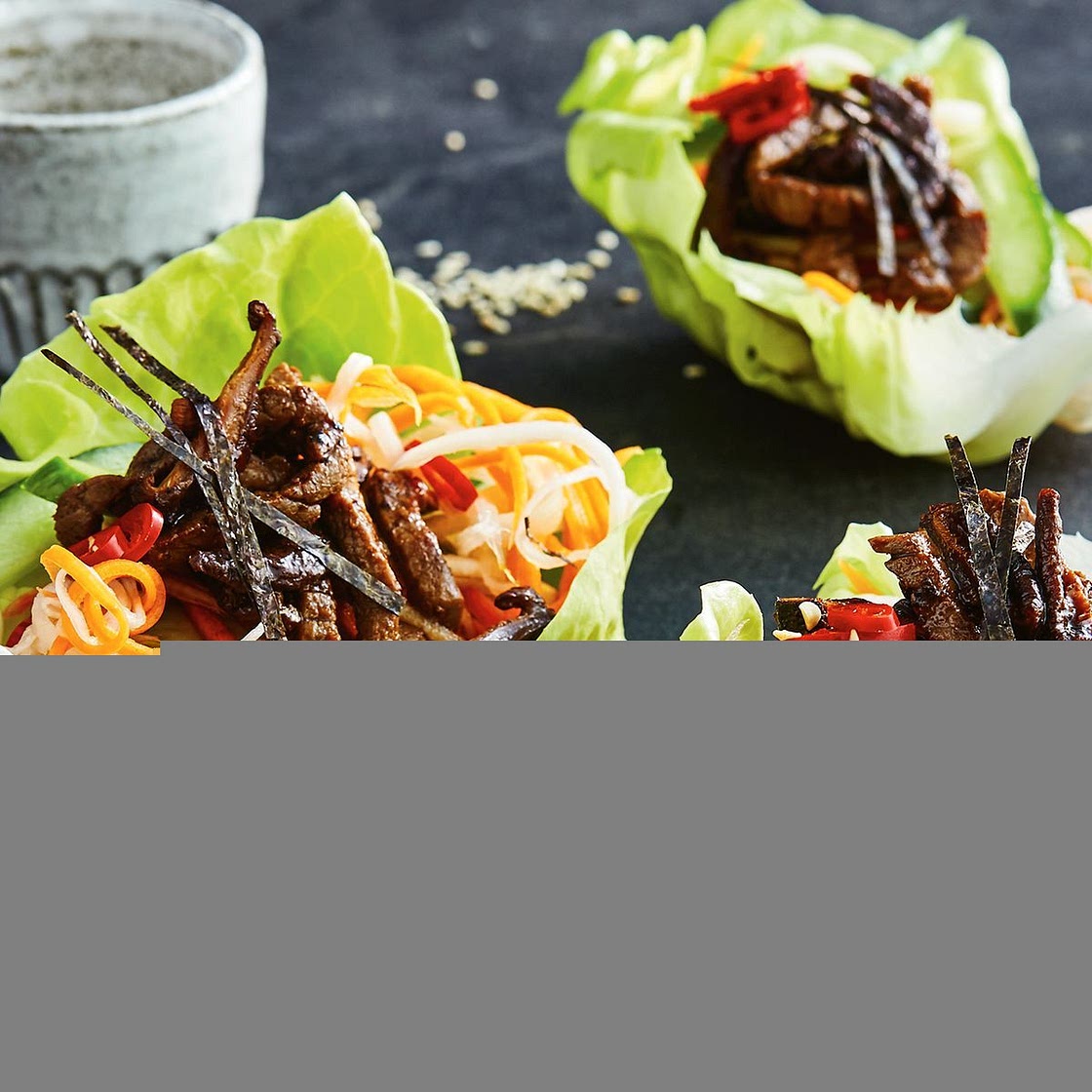 Healthy Japanese tacos recipe