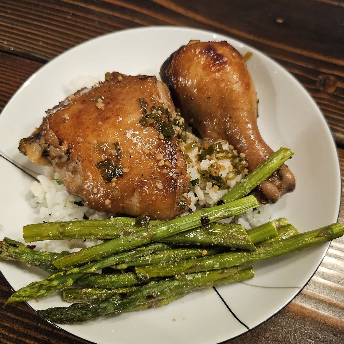 Honey Soy Baked Chicken Thighs