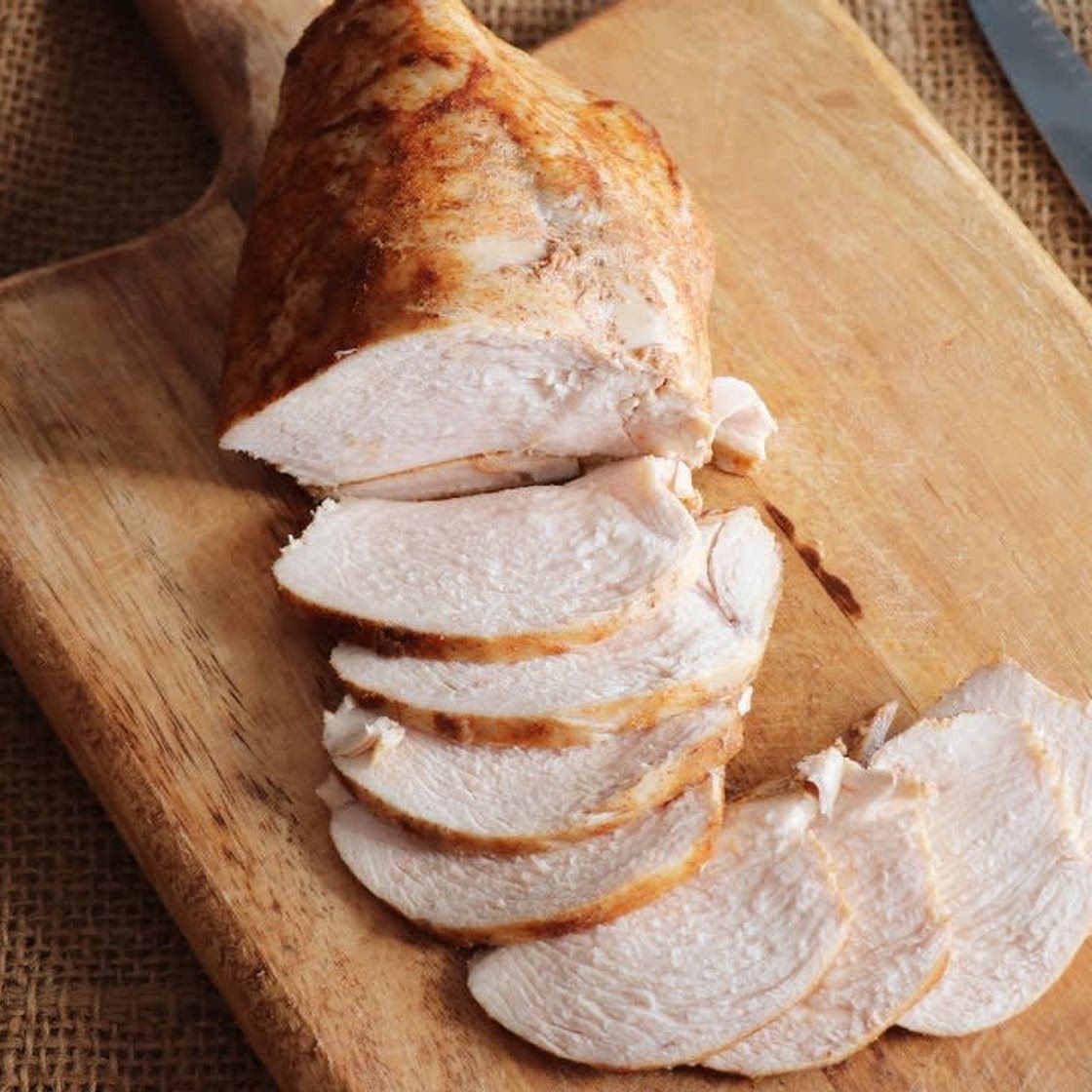 Fiambre de pollo en airfryer