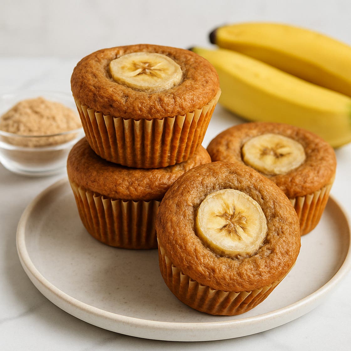 Banana Protein Muffins