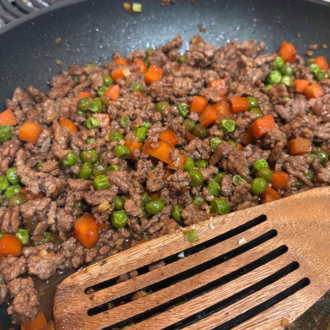 Korean Ground Beef and Rice Bowls
