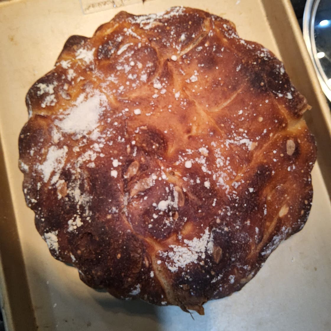 No-Knead Sourdough Bread