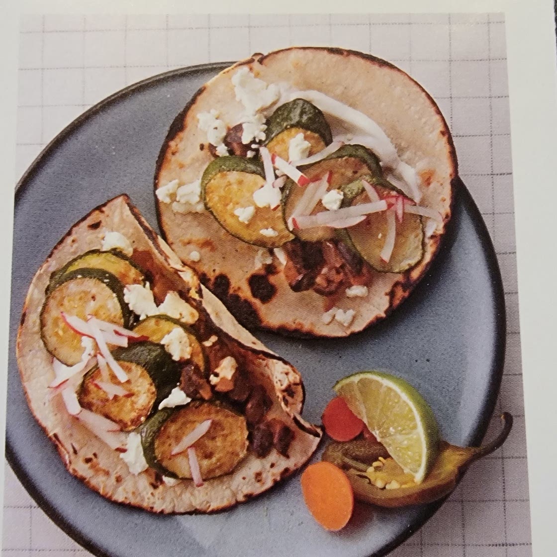 Zucchini tacos