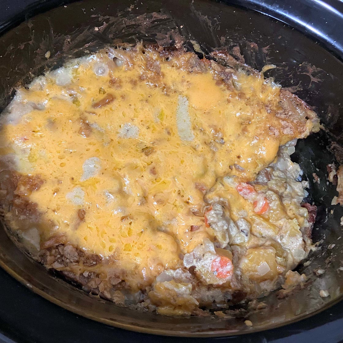 Crock Pot Squash Casserole Recipe with Wilton Armetale