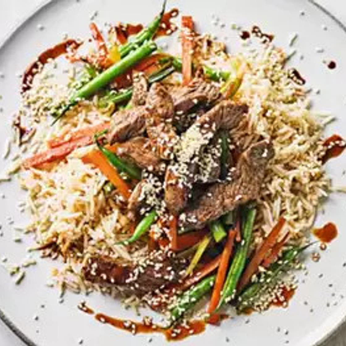 Korean-style steak & rice bowl