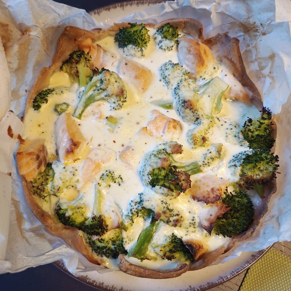 Quiche zalm broccoli