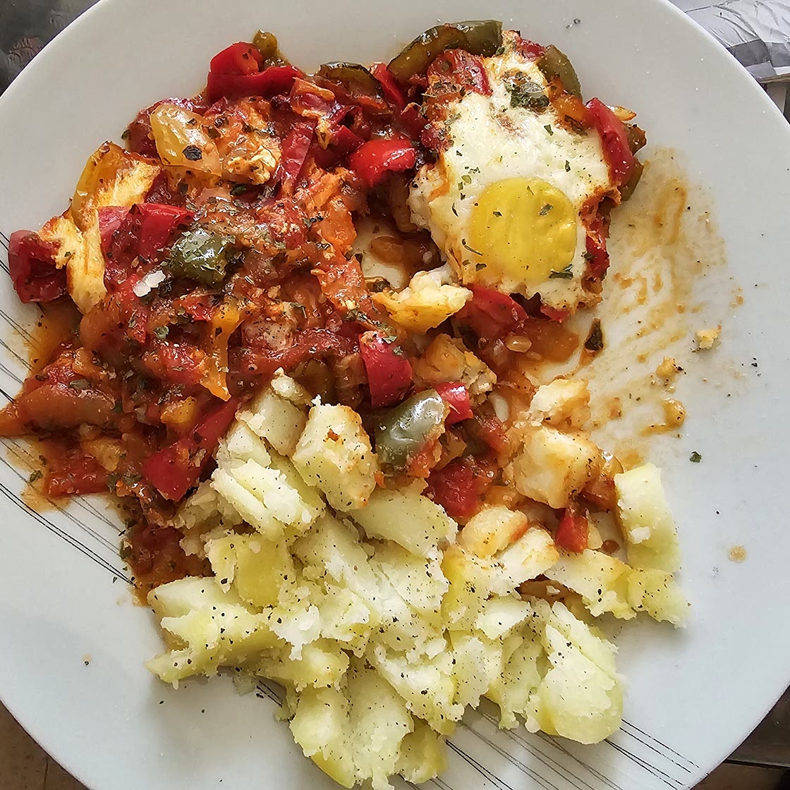 Chakchouka au oeuf au Cookeo