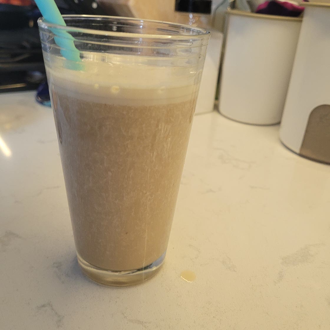 Peanut butter and banana smoothie