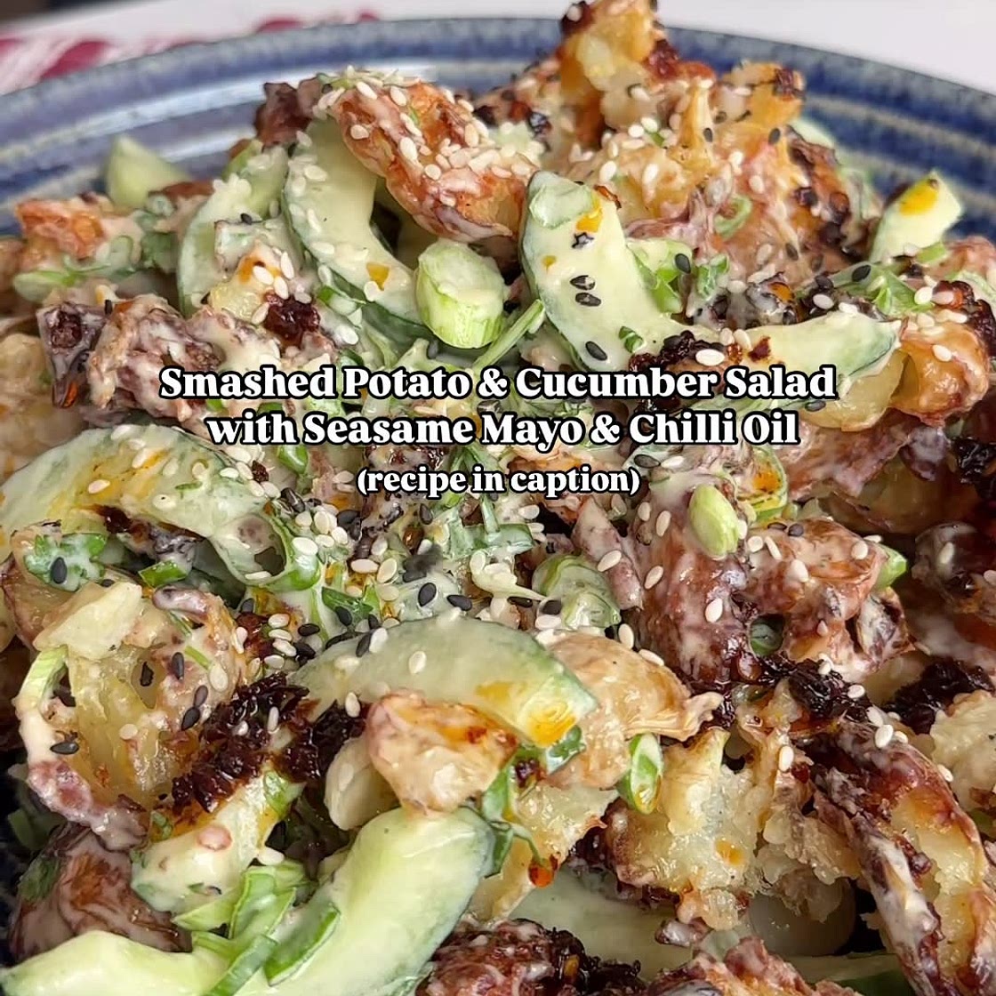 Smashed Potato & Cucumber Salad