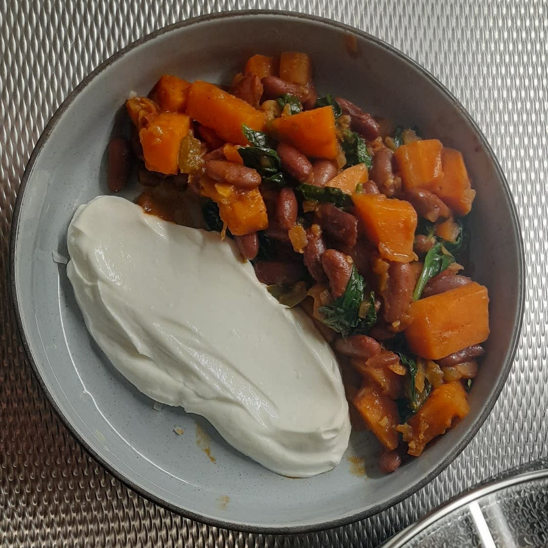 Kidney Bean & Sweet Potato Stew